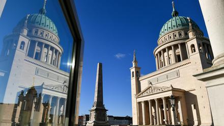 Die Potsdamer Nikolaikirche zieht an Heiligabend auf den Alten Markt