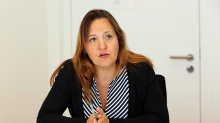 Kulturministerin Manja Schüle bei einem Termin im September.