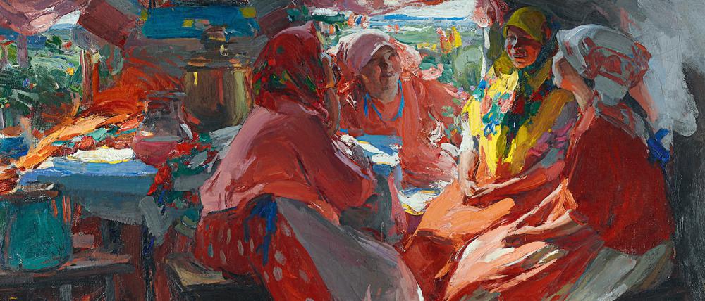"Besuch" von Abram Archipow (1914).
