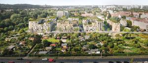 So stellt sich die Firma Tamax das neue Quartier am Horstweg vor. 