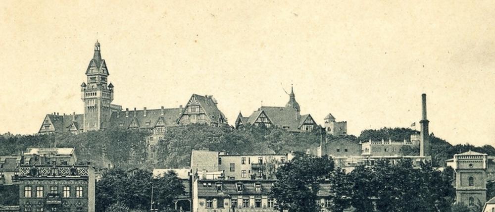 Der Brauhausberg war bis zur Bombennacht 1945 gesäumt von vielen Gebäuden.