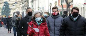 Letzter Verkaufssamstag in Potsdam vor dem Lockdown - und vor Weihnachten.