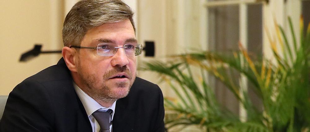 Potsdams Oberbürgermeister Mike Schubert im Interview mit den Potsdamer Neueste Nachrichten.