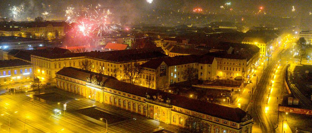 Der Potsdamer Silvesterhimmel.