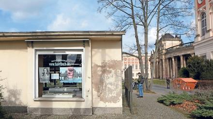 Geschlossen. Der Laden „Havelbuch“ auf dem Potsdamer Campus. 
