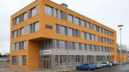 Der neue Firmensitz der "Energie Mark Brandenburg" (EMB) in Michendorf.