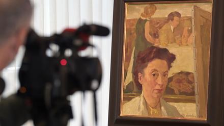 Lotte Lasersteins "Selbstporträt vor Abend über Potsdam" wurde 2020 dem Potsdam Museum als Schenkung übergeben. Aber wo wird es hängen? 