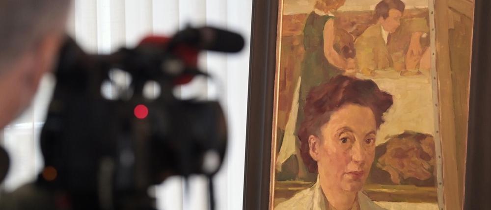 Lotte Lasersteins "Selbstporträt vor Abend über Potsdam" wurde 2020 dem Potsdam Museum als Schenkung übergeben. Aber wo wird es hängen? 