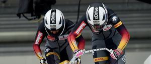 Anschieberin Deborah Levi und Pilotin Laura Nolte fuhren in Winterberg zu EM-Gold.