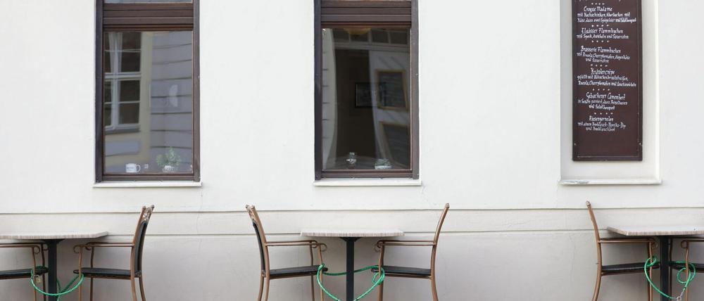 Leere Stühle, leere Lokale: Potsdams Gastronomen leiden unter dem erneuten Lockdown.