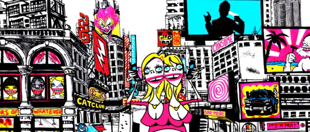 Der Animationsfilm der Filmuni Babelsberg von Gregor Dashuber "Never drive a car when you are dead" stammt von 2009.