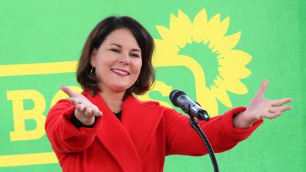 Die Grünen in Potsdam treten bei der Bundestagswahl mit ihrer Bundesparteivorsitzenden Annalena Baerbock an.