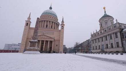Die Gruppe hatte sich im Bereich der Nikolaikirche getroffen.