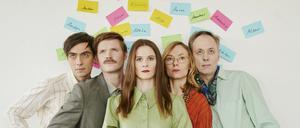 "Der Vorname" in der Regie von Moritz Peters mit Henning Strübbe, Hannes Schumacher, Ulrike Beerbaum, Franziska Melzer und Philipp Mauritz.