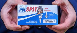 So sehen Spuckspeichel-Covid-19-Antigentests aus