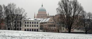 An diesem Wochenende soll es in Potsdam wieder schneien. 