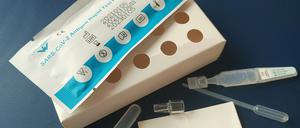 Mit dem Antigen-Schnelltest sollen Infektionen in Kitas entdeckt werden.