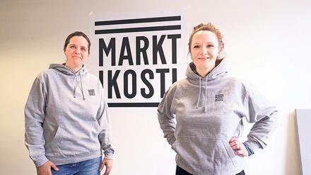 Marktkost-Gründerin Laura-Maria Horn (r.) ist Enkeltochter eines Fleischermeisters. Inzwischen ist auch Informatikerin Lucia Cloth als Gesellschafterin mit eingestiegen.