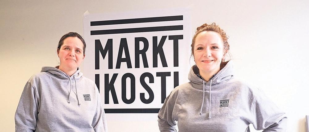 Marktkost-Gründerin Laura-Maria Horn (r.) ist Enkeltochter eines Fleischermeisters. Inzwischen ist auch Informatikerin Lucia Cloth als Gesellschafterin mit eingestiegen.