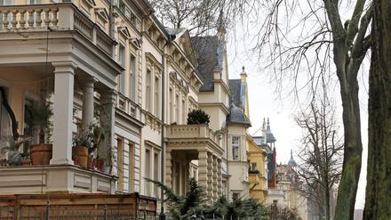 Historische Häuser in der Nauener Vorstadt.