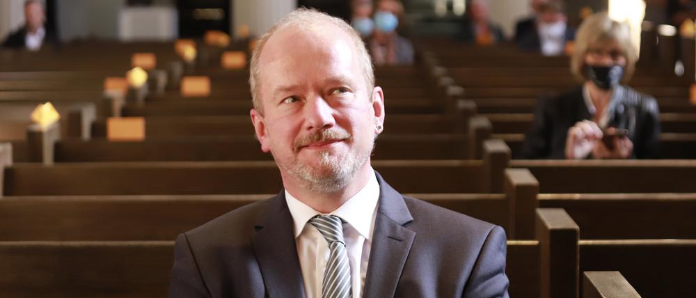 Generalsuperintendent Kristóf Bálint in der Nikolaikirche.