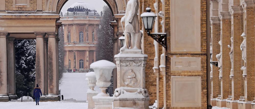 In Potsdam bleibt es am Wochenende winterlich kalt.