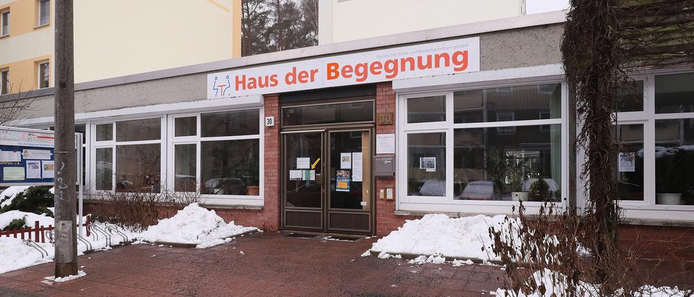 Das Haus der Begegnung in der Waldstadt in der Straße Zum Teufelssee.