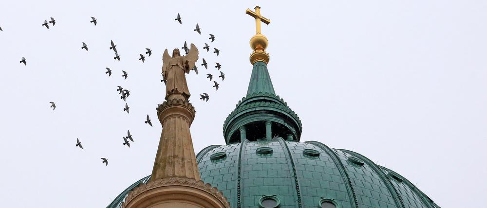 Die Nikolaikirche in Potsdam richtet bis mindestens Ende Februar keine Gottesdienste aus.