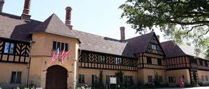 Künftig mit Hotel, Café und Aufzug: Das Schloss Cecilienhof. 