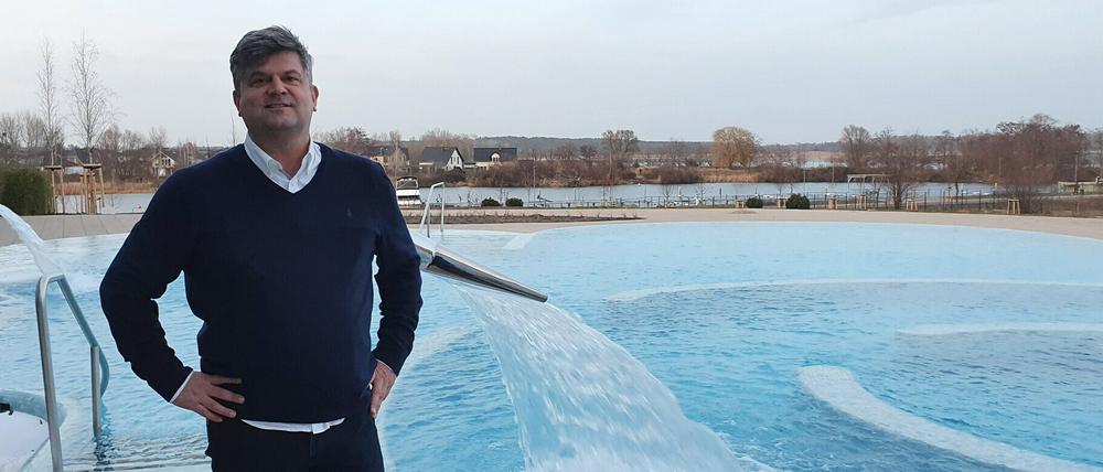 Andreas Schauer hofft, die Havel-Therme nach Ostern eröffnen zu können.