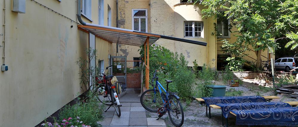 Das Atelierhaus "Scholle 51" in der Potsdamer Geschwister-Scholl-Straße.