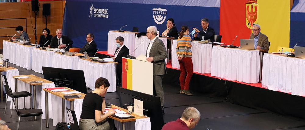 Die Stadtverordneten tagten in der MBS-Arena.