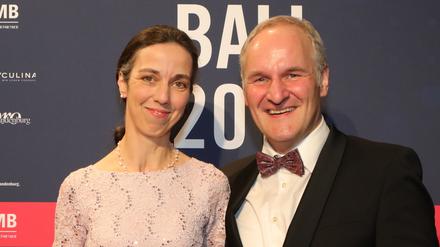 Beim Brandenburgball 2019: Potsdams Baubeigeordneter Bernd Rubelt (parteilos) und seine Ehefrau Susanne Müller-Rubelt