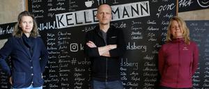 Astrid Buzin (SoupWorld), Uwe Kellermann (Café Kellermann) und Petra Walter-Streitz (Jojo-Reise- und Trekkingladen/v.l.)