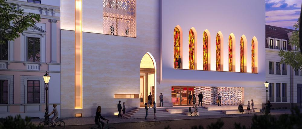 Alternativvorschlag der Synagogengemeinde von Ud Joffe zur Potsdamer Synagoge
