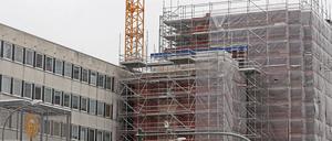 Die Baustelle der Garnisonkirche.