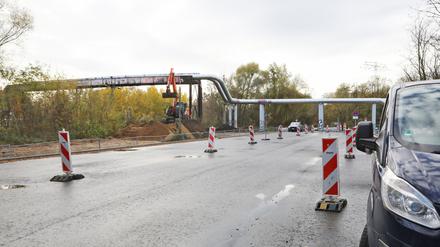 Mit dem Bau wurde im August 2020 begonnen.