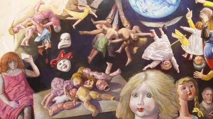 "Lebensspiele" von Gudrun Brüne im "Güldenen Arm".