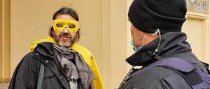Der Berliner DJ Michael B. alias "Captain Future" zog am Samstag mit 50 Gefolgsleuten durch Potsdam.