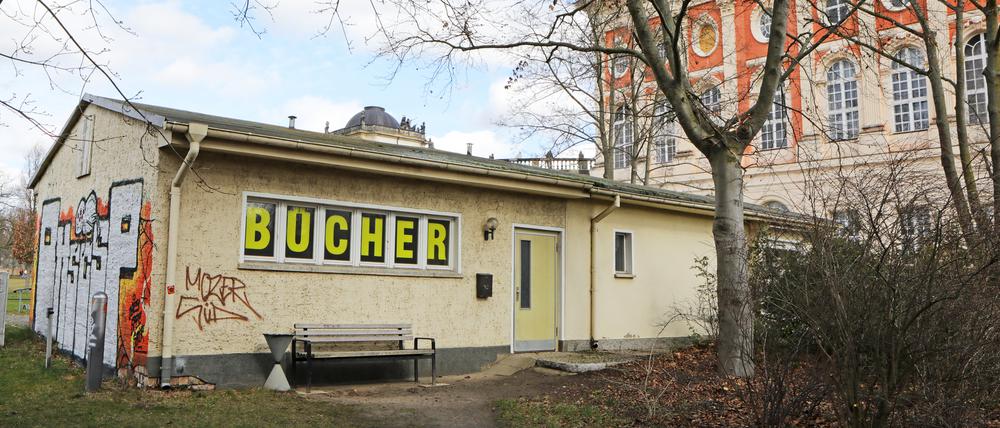 Der ehemalige Buchladen "Havelbuch" auf dem Potsdamer Universitätsgelände soll Studi-Café werden.