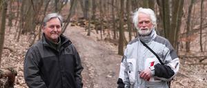 Helmut Matz und Wolfgang Mörtl fanden den richtigen Standort des Naturtheaters.