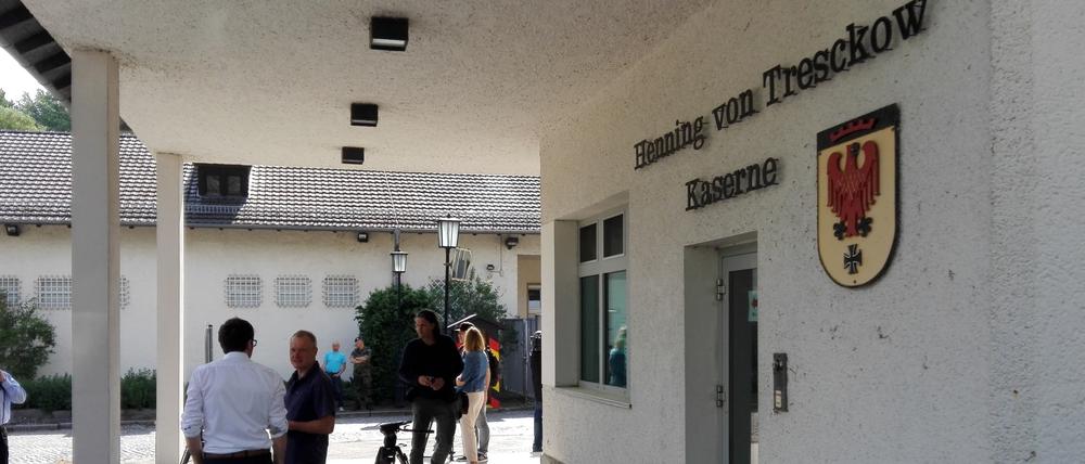 Die Henning-von-Tresckow-Kaserne in Geltow.