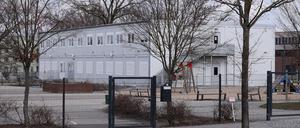 Interimsgebäude am Interimsstandort: Die Schule am Schloss in Potsdam.