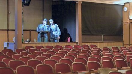 Auch in den Kammerspielen Kleinmachnow werden Schnelltest durchgeführt.