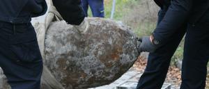 Diese Weltkriegsbombe wurde im November 2020 in Oranienburg entschärft.