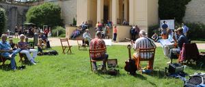 Ein Konzert im Rahmen der Fête de la Musique auf dem Pfingstberg (2020).