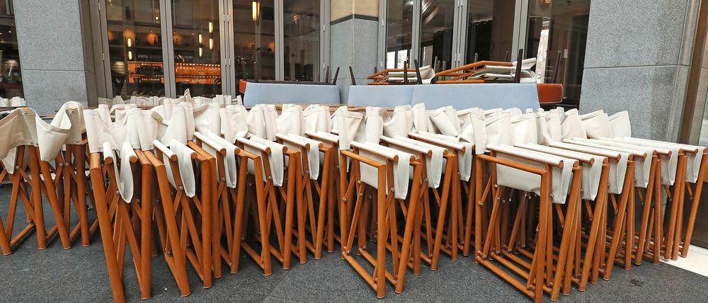 Schon seit November dürfen Restaurants keine Gäste empfangen.