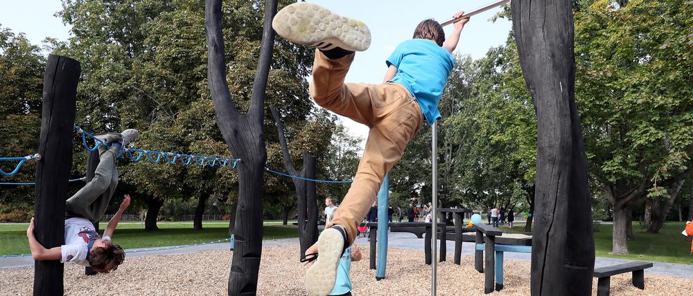 Der Spielplatz im Hans-Grade-Ring am Stern in Potsdam.
