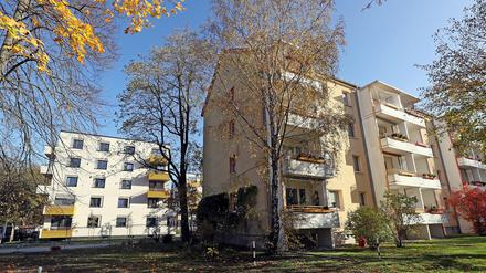 Wohngebäude im Tiroler Damm in Potsdam. 