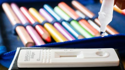 Ab 19. April gilt eine Corona-Testpflicht an Brandenburger Schulen. 